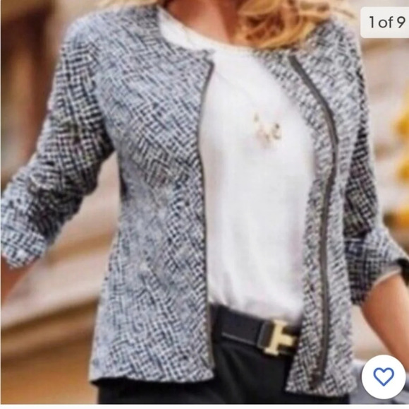 Cabi Cliffside multicoloured moto jacket - Picture 2 of 9